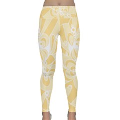 Amber Zendoodle Lightweight Velour Classic Yoga Leggings by Mazipoodles