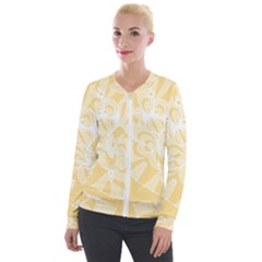 Amber Zendoodle Velvet Zip Up Jacket by Mazipoodles