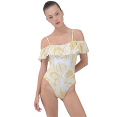 Amber Zendoodle Frill Detail One Piece Swimsuit by Mazipoodles