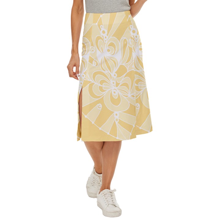 Amber Zendoodle Midi Panel Skirt