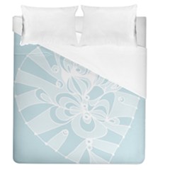 Blue 2 Zendoodle Duvet Cover (queen Size) by Mazipoodles