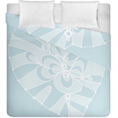 Blue 2 Zendoodle Duvet Cover Double Side (king Size) by Mazipoodles