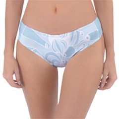 Blue 2 Zendoodle Reversible Classic Bikini Bottoms by Mazipoodles