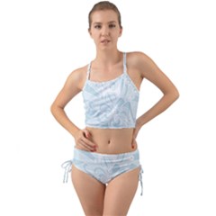 Blue 2 Zendoodle Mini Tank Bikini Set by Mazipoodles