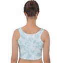 Blue 2 Zendoodle Velvet Crop Top View2