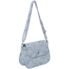 Blue 2 Zendoodle Saddle Handbag by Mazipoodles