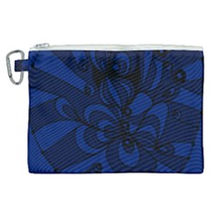 Blue 3 Zendoodle Canvas Cosmetic Bag (xl) by Mazipoodles