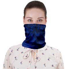 Blue 3 Zendoodle Face Covering Bandana (adult) by Mazipoodles