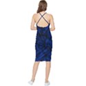 Blue 3 Zendoodle Bodycon Cross Back Summer Dress View2