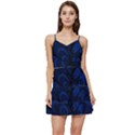 Blue 3 Zendoodle Short Frill Dress View1