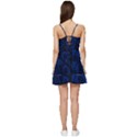 Blue 3 Zendoodle Short Frill Dress View4