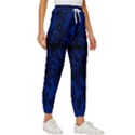 Blue 3 Zendoodle Cropped Drawstring Pants View3