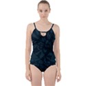 Green Zendoodle Cut Out Top Tankini Set View1