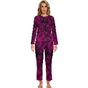 Aubergine Zendoodle Womens  Long Sleeve Lightweight Pajamas Set View1