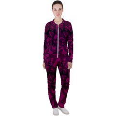 Aubergine Zendoodle Casual Jacket And Pants Set