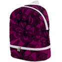 Aubergine Zendoodle Zip Bottom Backpack View1