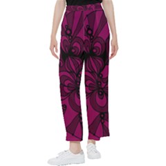 Aubergine Zendoodle Women s Pants  by Mazipoodles