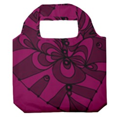 Aubergine Zendoodle Premium Foldable Grocery Recycle Bag by Mazipoodles