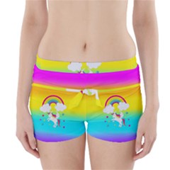 Unicorn Einhorn Licorne Boyleg Bikini Wrap Bottoms by gasi