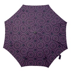 Kaleidoscope Scottish Violet Hook Handle Umbrellas (large) by Mazipoodles