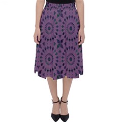 Kaleidoscope Scottish Violet Classic Midi Skirt by Mazipoodles