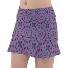 Kaleidoscope Scottish Violet Classic Tennis Skirt by Mazipoodles