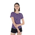 Kaleidoscope Scottish Violet Back Cut Out Sport Tee View2