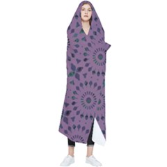 Kaleidoscope Scottish Violet Wearable Blanket by Mazipoodles