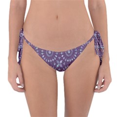 Kaleidoscope Plum Reversible Bikini Bottom by Mazipoodles