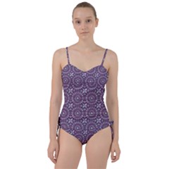 Kaleidoscope Plum Sweetheart Tankini Set by Mazipoodles