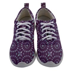 Kaleidoscope Plum Women Athletic Shoes by Mazipoodles