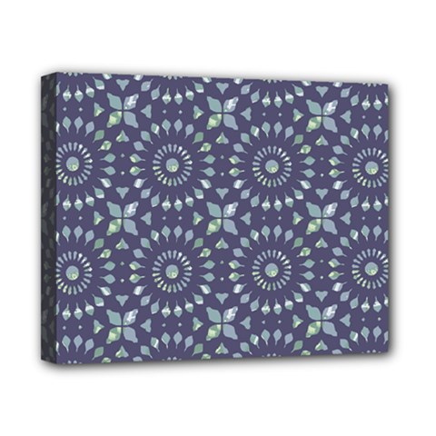 Kaleidoscope Deep Purple Canvas 10  X 8  (stretched) by Mazipoodles