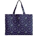 Kaleidoscope Deep Purple Zipper Mini Tote Bag View1