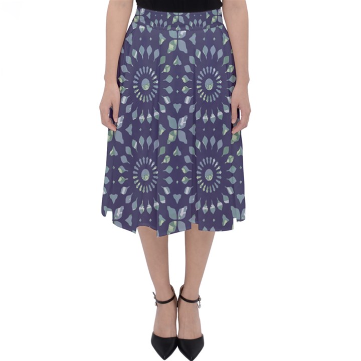 Kaleidoscope Deep Purple Classic Midi Skirt