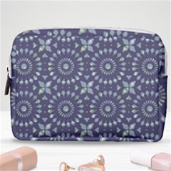 Kaleidoscope Deep Purple Make Up Pouch (medium) by Mazipoodles