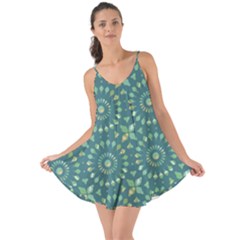 Kaleidoscope Hunter Green Love The Sun Cover Up by Mazipoodles