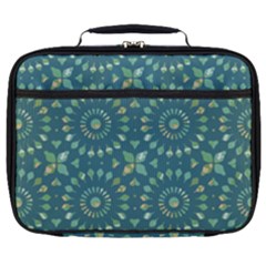 Kaleidoscope Hunter Green Full Print Lunch Bag by Mazipoodles