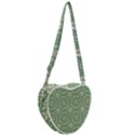 Kaleidoscope Peaceful Green Heart Shoulder Bag View2