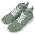 Kaleidoscope Peaceful Green Women s Lightweight High Top Sneakers View2