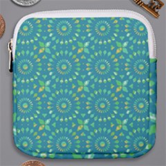 Kaleidoscope Jericho Jade Mini Square Pouch by Mazipoodles