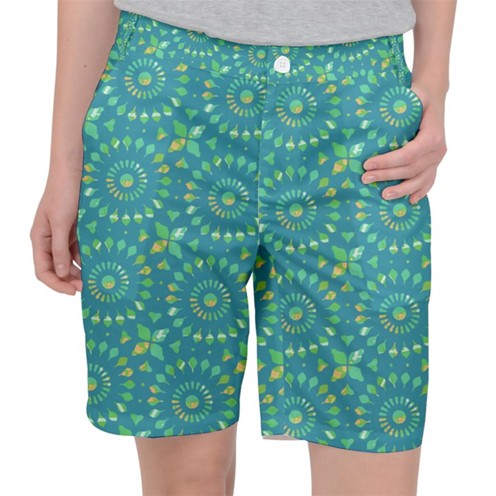 Kaleidoscope Jericho Jade Pocket Shorts