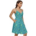 Kaleidoscope Jericho Jade V-Neck Pocket Summer Dress  View2