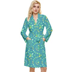 Kaleidoscope Jericho Jade Long Sleeve Velour Robe