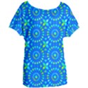 Kaleidoscope Blue Women s Oversized Tee View1