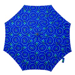 Kaleidoscope Royal Blue Hook Handle Umbrellas (medium) by Mazipoodles