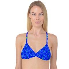 Kaleidoscope Royal Blue Reversible Tri Bikini Top