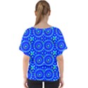 Kaleidoscope Royal Blue V-Neck Dolman Drape Top View2