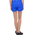 Kaleidoscope Royal Blue Velour Lounge Shorts View2