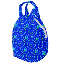 Kaleidoscope Royal Blue Travel Backpacks by Mazipoodles