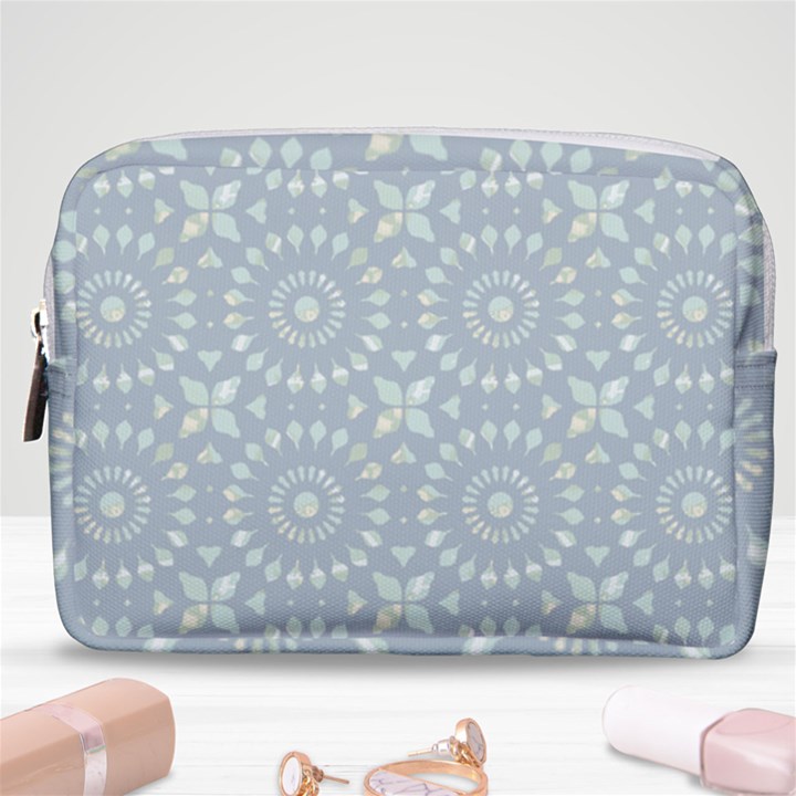 Kaleidoscope Duck Egg Make Up Pouch (Medium)